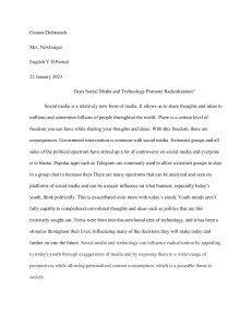 Does Social Media Promote Radicalization?