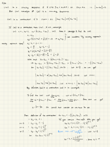 Apuntes de Matem&aacute;ticas sobre Sucesiones de Cauchy