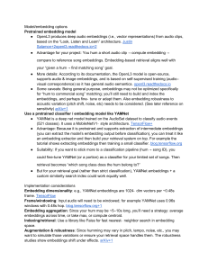 Audio Embedding Models: OpenL3 & YAMNet Guide