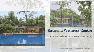 Eutierria Wellness Centre Architectural Case Study