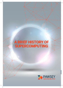 A Brief History of Supercomputing