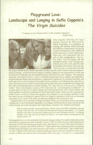 Playground Love: Landscape and Longing in The Virgin Suicides