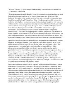 East Asia's Silver Tsunami: Demography & Social Contract