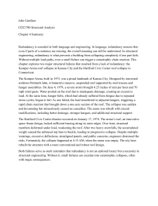 Chapter 4 Summary: Redundancy in Structural Engineering Failures