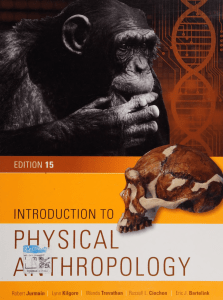 Introduction to Physical Anthropology 15th Edition Textbook