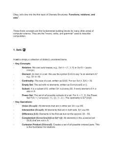 Discrete Structures Study Guide