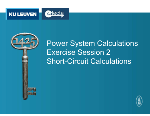 Power System Calculations: Short-Circuit Exercises