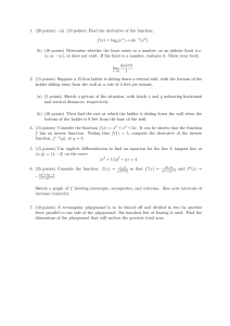 Calculus Exam Problems: Derivatives, Limits, Optimization