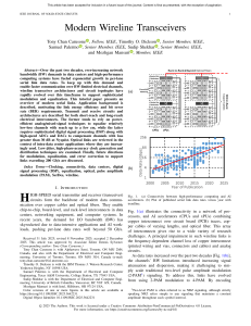 Modern Wireline Transceivers: High-Speed Serial Links for Data Centers