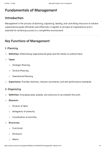 Fundamentals of Management: Planning, Organizing, Leading, Controlling