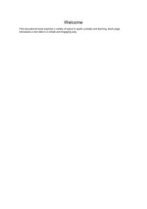 Introductory Book on Science and Nature