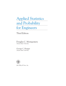 Applied Statistics for Engineers 3rd Ed.