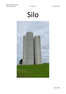 Projekt Silo: Analyse af Materialforbrug og Volumen