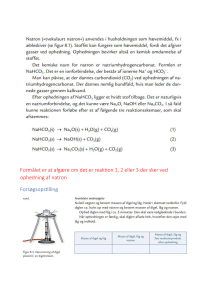Ophedning af natron: Laboratorieeksperiment og reaktionsanalyse