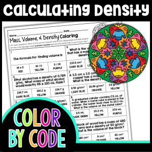 Calculating Density Worksheet