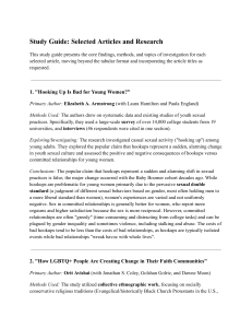 Study Guide: Selected Articles and Research on Social Sciences