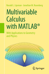 Multivariable Calculus with MATLAB