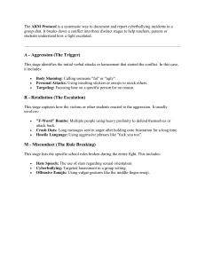 The ARM Protocol: A Guide to Documenting Cyberbullying