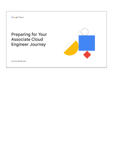 Associate Cloud Engineer Journey Course Workbook