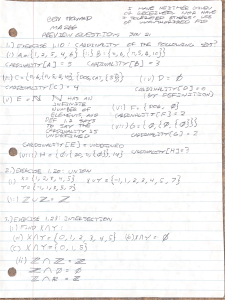 MA 266 Preview Questions: Set Theory