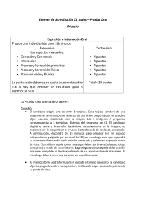 Modelo de examen oral C1 ingl&eacute;s &ndash; Prueba de acreditaci&oacute;n