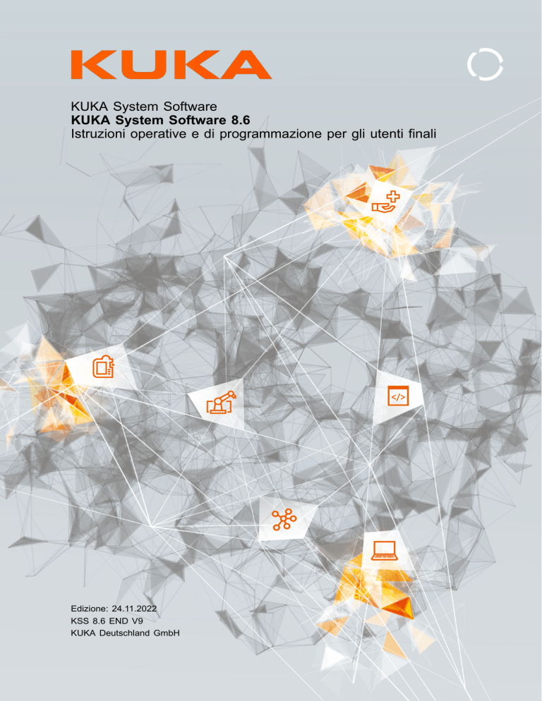 Manuale Istruzioni KUKA System Software 8.6