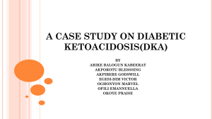 Diabetic Ketoacidosis Case Study