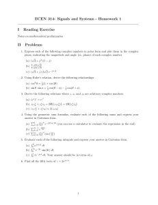Signals and Systems Homework 1
