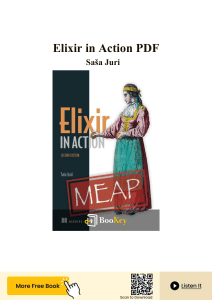 Elixir in Action: Master Scalable Programming with Elixir