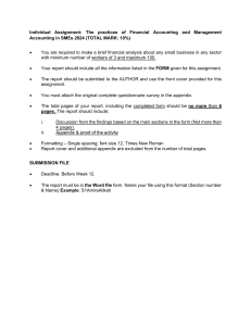 Financial Accounting SMEs Assignment 2024