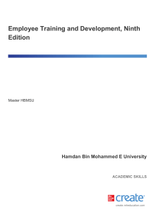 Employee Training and Development 9th Edition by Raymond Noe
