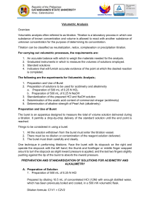 Analytical Chemistry Lab Manual