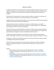 M&eacute;todo Cient&iacute;fico: Pasos y Proceso Explicado