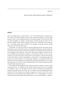 How Does Bioinformatics Work? 2021 Edition: Textbook & Tutorials