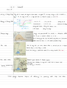 Pharmacology Lecture Notes: Drug Efficacy vs Potency