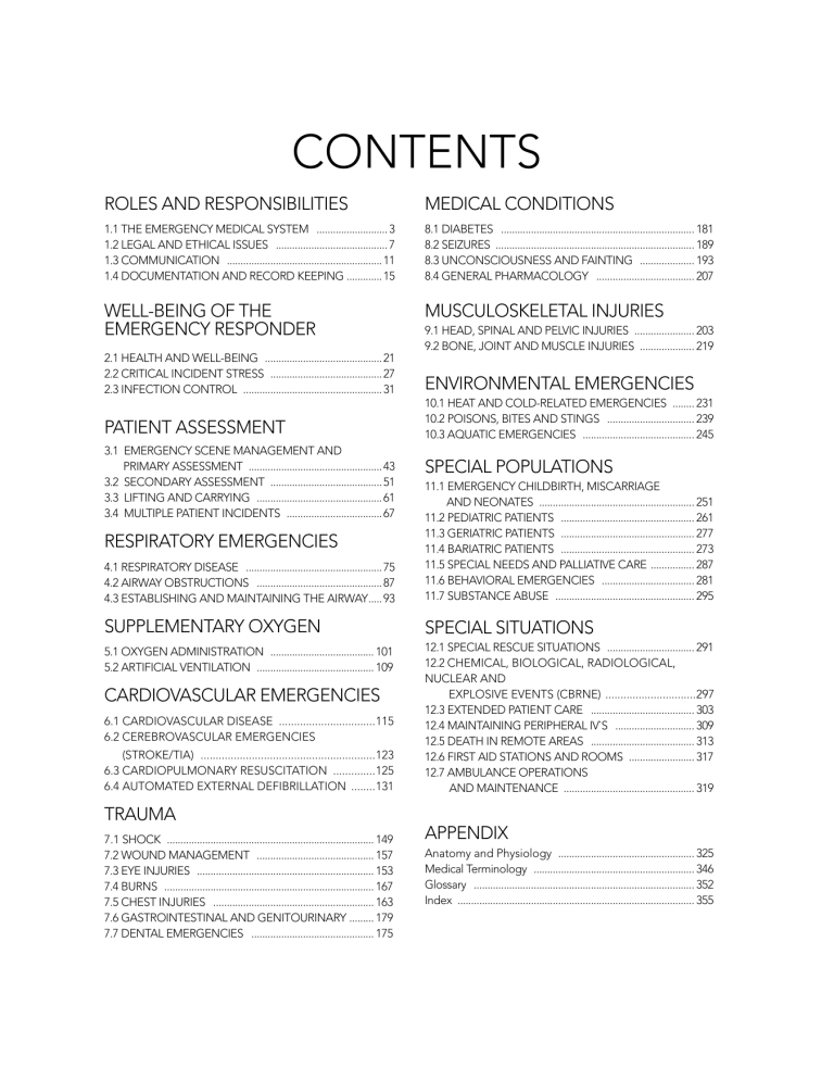 Medical First Repoder Report Medical First Responder Textbook