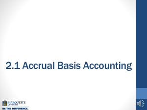 Accrual Basis Accounting Principles