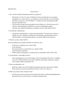 California Water Policy Study Guide