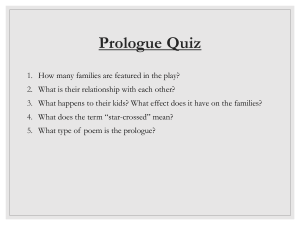 Romeo and Juliet Act 1 Scene 1 Analysis