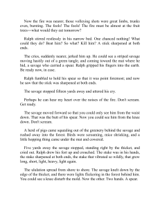 Lord of the Flies Final Chapter: Ralph's Escape
