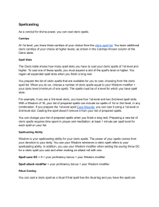 Cleric Spellcasting Rules: D&D 5e Guide