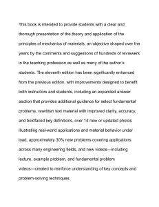 Mechanics of Materials Textbook 11th Edition