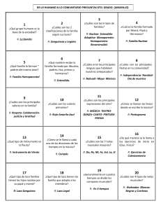 Preguntas 6to Grado Sociales y Artes