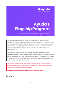 Product Management & AI Course Curriculum Guide