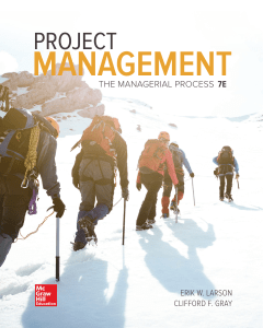 Project Management: The Managerial Process 7th Edition Textbook