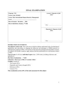 IHRM Final Exam on AI in HR