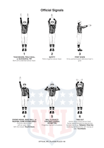 NFL Official Signals: Referee Hand Signals Guide