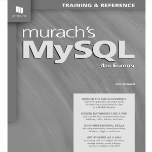 Murach's MySQL 4th Edition Textbook