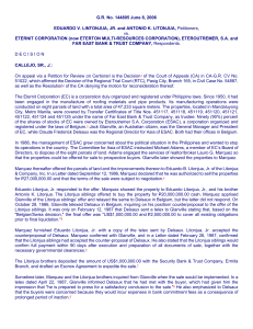 Eternit Corp v. Litonjua Supreme Court Case