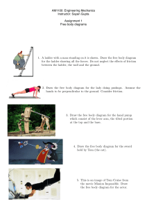 Engineering Mechanics Assignment 1: Free Body Diagrams